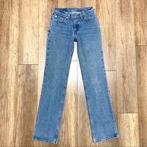 LEVI’S Vintage Cotton 519 Long Blue Jeans 26 x 33